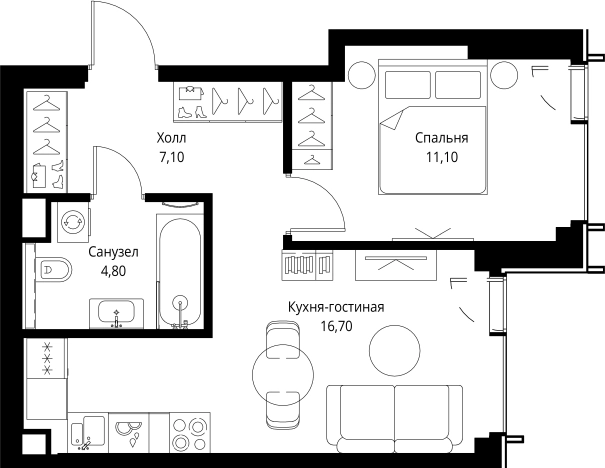 Купить квартиру на улице Верейская в Москве. Вариант № 10380806, 0, площадь -  квм, цена 25209500 рублей