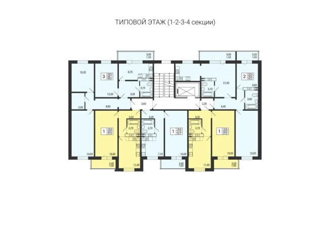Купить двухкомнатную квартиру на улице Пионерская в Республике Башкортостан. Вариант № 9536775, 4, площадь -  квм, цена 4992000 рублей