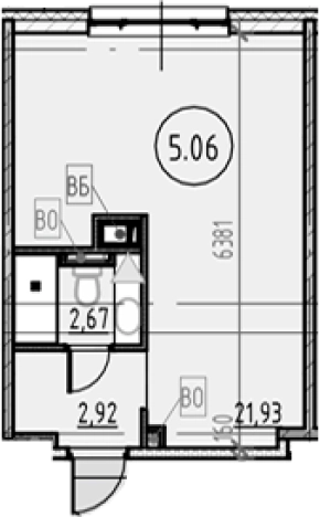 Купить Студию в новостройках у метро Обухово в Санкт-Петербурге. Вариант № 4163649, 0, площадь - квм, цена 6447241 рублей