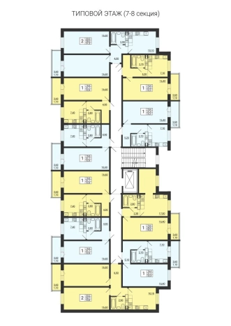 Купить однокомнатную квартиру в Магнитогорске. Вариант № 592811, 1, площадь - квм, цена 2624400 рублей
