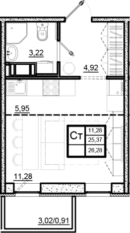 Купить Студию в новостройках на улице Гаражный проезд в Ленинградской области. Вариант № 7783652, 0, площадь -  квм, цена 5500000 рублей
