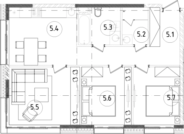 Купить квартиру в ЖК Зорге, 9 в Москве. Вариант № 82865, 0, площадь -  квм, цена 29036995.0000 рублей
