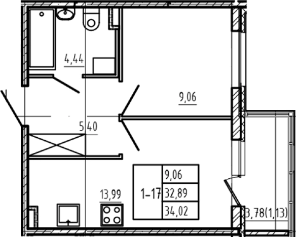 Купить однокомнатную квартиру на вторичке на улице Верная в Сертолове. Вариант № 6963537, 0, площадь -  квм, цена 6123600 рублей