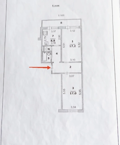 Купить квартиру в Белгороде. Вариант № 10092195, 30, площадь -  квм, цена 7390000 рублей