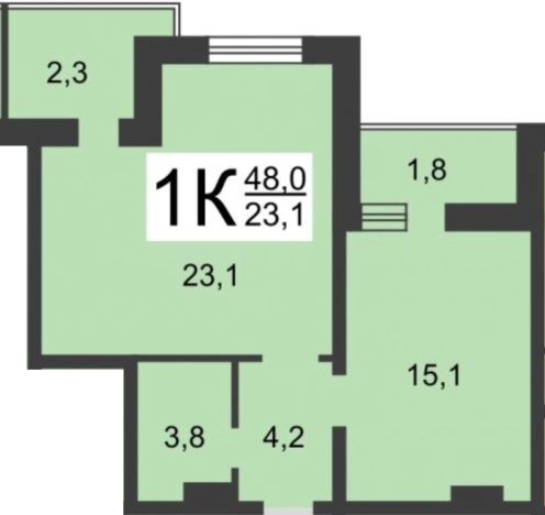 Купить однокомнатную квартиру в Микрорайоне Комсомольский в Нижнем Новгороде. Вариант № 10429970, 0, площадь - квм, цена 10800000 рублей