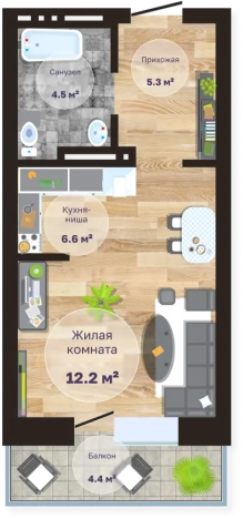 Купить квартиру в районе Ингодинский в Чите. Вариант № 158409, 0, площадь - квм, цена 5390000 рублей