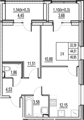 Купить двухкомнатную квартиру в новостройках у метро Звёздная в Санкт-Петербурге. Вариант № 8342671, 0, площадь -  квм, цена 8100000 рублей