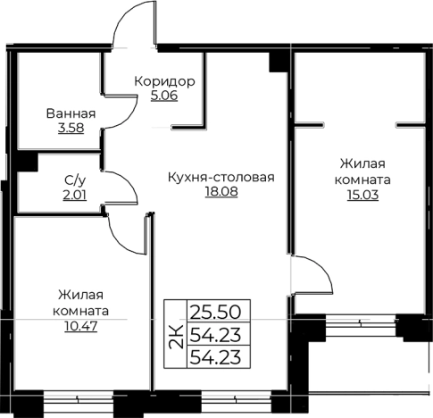 Купить трехкомнатную квартиру в ЖК Тишин в Ленинградской области. Вариант № 8058728, 0, площадь -  квм, цена 9416700 рублей