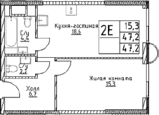 Купить двухкомнатную квартиру в районе Черёмушки в Москве. Вариант № 10307449, 0, площадь -  квм, цена 19130160 рублей