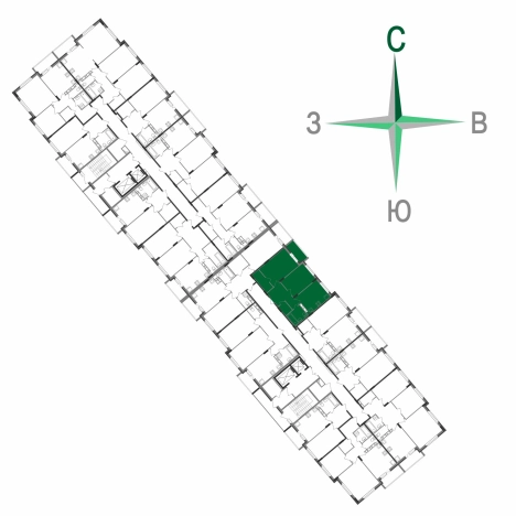 Купить квартиру в новостройках в Коврове. Вариант № 6848750, 3, площадь -  квм, цена 5491170 рублей