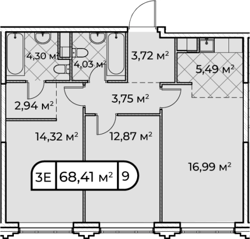 Купить квартиру в ЖК West Garden в Москве. Вариант № 65899, 0, площадь -  квм, цена 38860000 рублей
