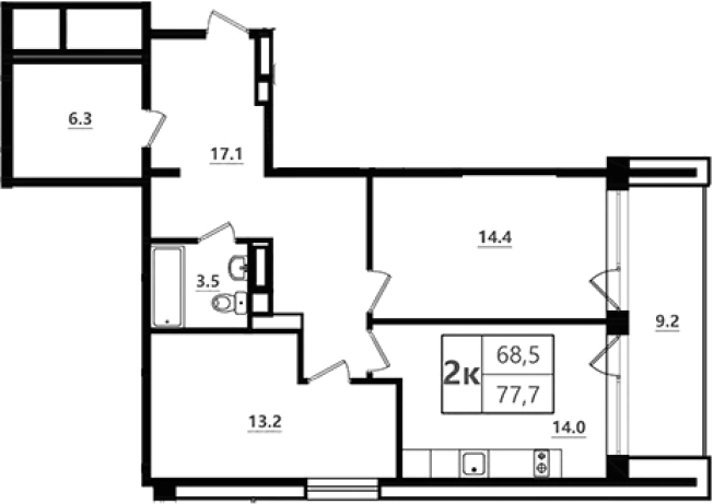 Купить квартиру в новостройках в ЖК Морская Ривьера в Санкт-Петербурге. Вариант № 4044013, 0, площадь -  квм, цена 45575557 рублей