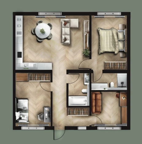 Купить дом в Москве. Вариант № 9447668, 2, площадь -  квм, цена 12500000 рублей