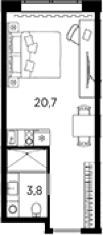 Купить квартиру в новостройках у метро Кировский завод в Санкт-Петербурге. Вариант № 6228589, 0, площадь -  квм, цена 5279675 рублей