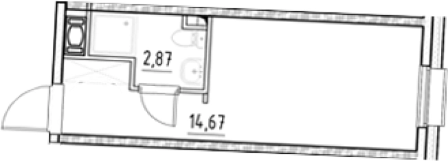 Купить Студию в новостройках у метро Бухарестская в Санкт-Петербурге. Вариант № 5558405, 0, площадь -  квм, цена 5112910 рублей