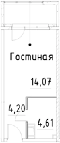 Купить Студию в новостройках на улице проспект Большевиков в Санкт-Петербурге. Вариант № 7596646, 0, площадь -  квм, цена 5234118 рублей