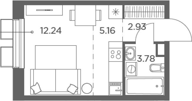 Купить Студию в Ивантеевке. Вариант № 97541, 0, площадь -  квм, цена 6316820 рублей