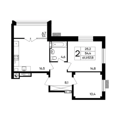 Купить квартиру в Севастополе. Вариант № 9284407, 0, площадь -  квм, цена 19246500 рублей