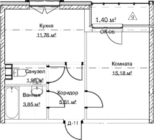 Купить однокомнатную квартиру в ЖК Дом На Большом Смоленском в Санкт-Петербурге. Вариант № 9105501, 0, площадь -  квм, цена 13166000 рублей