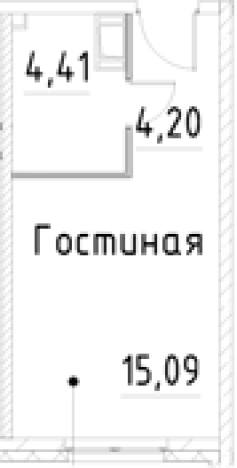 Купить Студию на улице проспект Большевиков в Санкт-Петербурге. Вариант № 7596108, 0, площадь -  квм, цена 5124464 рублей