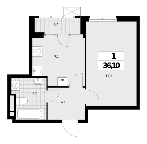 Купить квартиру на улице Зорге в Москве. Вариант № 3206278, 0, площадь -  квм, цена 21690530 рублей