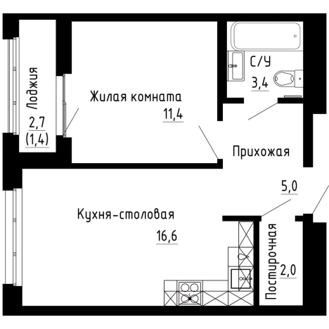 Купить квартиру в ЖК "7Я" в Владивостоке. Вариант № 10327077, 0, площадь -  квм, цена 9930100 рублей