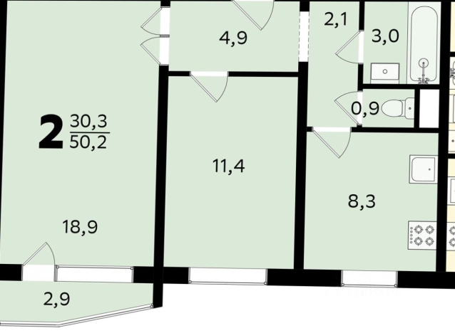 Купить квартиру в Москве. Вариант № 9101267, 16, площадь -  квм, цена 17900000 рублей