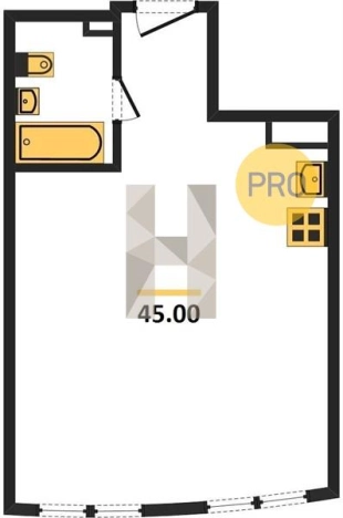 Купить Студию на улице Карла Маркса в Ижевске. Вариант № 68713, 0, площадь -  квм, цена 5577180 рублей