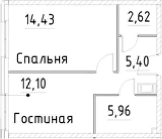 Купить однокомнатную квартиру в новостройках на улице проспект Большевиков в Санкт-Петербурге. Вариант № 9327549, 0, площадь - квм, цена 7610939 рублей