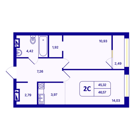Купить Студию в ЖК 6 звезд - Шесть звезд (НОВОСИБИРСК) в Новосибирске. Вариант № 10056485, 0, площадь -  квм, цена 7972000 рублей