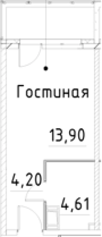 Купить Студию в новостройках на улице проспект Большевиков в Санкт-Петербурге. Вариант № 7596586, 0, площадь -  квм, цена 5243486 рублей