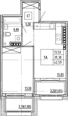 Купить двухкомнатную квартиру в новостройках в ЖК Ranta Residence в Санкт-Петербурге. Вариант № 6052683, 0, площадь -  квм, цена 20017300 рублей