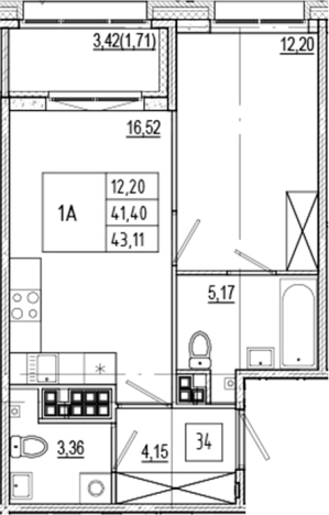 Купить двухкомнатную квартиру в новостройках в ЖК Ranta Residence в Санкт-Петербурге. Вариант № 6052686, 0, площадь -  квм, цена 20046150 рублей