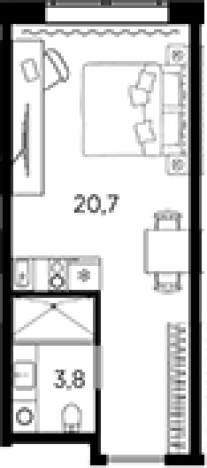 Купить квартиру в новостройках на улице проспект Стачек в Санкт-Петербурге. Вариант № 6228606, 0, площадь -  квм, цена 5046265 рублей