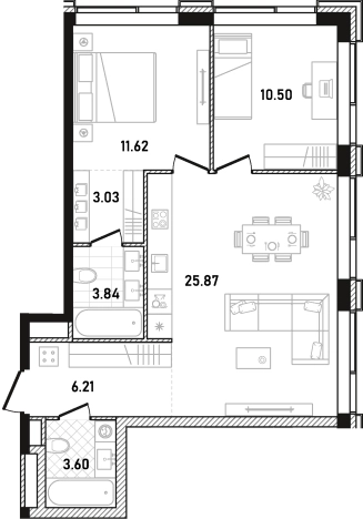 Купить квартиру у метро Белорусская в Москве. Вариант № 122531, 0, площадь - квм, цена 42992616 рублей