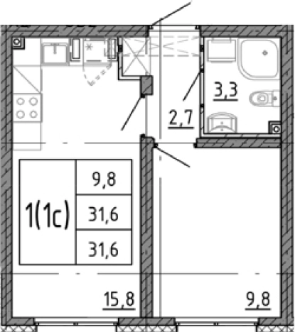Купить квартиру в новостройках в ЖК Ручьи 2 в Санкт-Петербурге. Вариант № 7604538, 0, площадь -  квм, цена 6477052 рублей