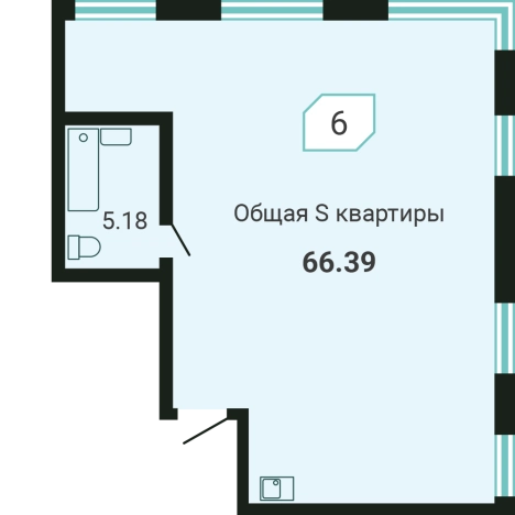 Купить квартиру в новостройках в Приморском крае. Вариант № 2644548, 0, площадь -  квм, цена 14619150 рублей