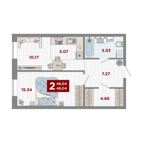 Купить двухкомнатную квартиру в Приморском крае. Вариант № 10270938, 0, площадь -  квм, цена 9250000 рублей