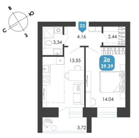 Купить квартиру на улице Георгия Костина в Чите. Вариант № 9200502, 0, площадь -  квм, цена 7437994 рублей