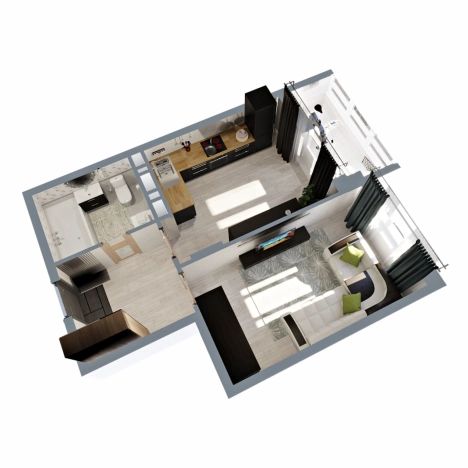 Купить квартиру в новостройках в ЖК "Чайковский" в Коврове. Вариант № 146438, 6, площадь -  квм, цена 4094025 рублей