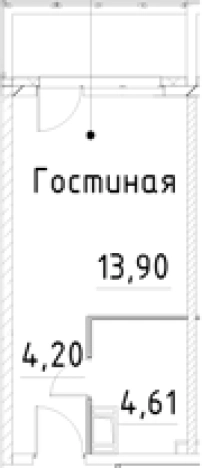 Купить Студию в новостройках на улице проспект Большевиков в Санкт-Петербурге. Вариант № 7596765, 0, площадь -  квм, цена 5253138 рублей