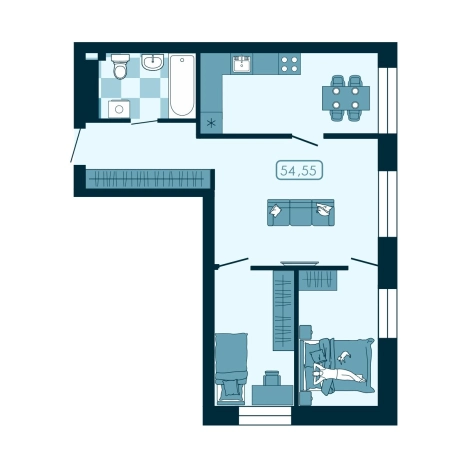 Купить трехкомнатную квартиру в новостройках в Приморском крае. Вариант № 5548349, 0, площадь -  квм, цена 9355080 рублей