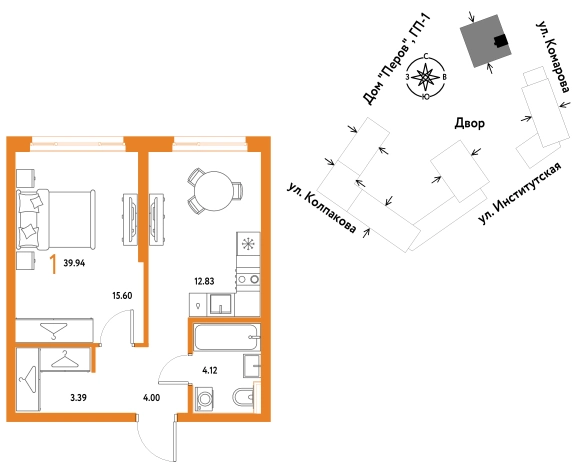 Купить квартиру в ЖК Страна.Парковая в Мытищах. Вариант № 10440405, 0, площадь -  квм, цена 15653333 рублей