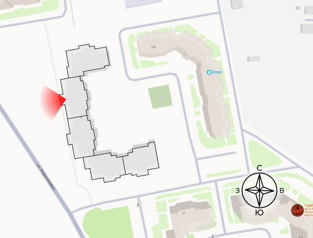 . Вариант № 3083884, 1, площадь - 44.16 квм, цена 4636800 рублей