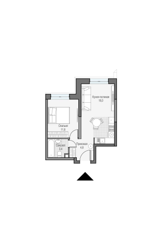 Купить квартиру у метро Бутырская в Москве. Вариант № 62797, 0, площадь - квм, цена 24650000 рублей