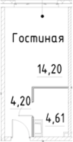 Купить Студию в новостройках на улице проспект Большевиков в Санкт-Петербурге. Вариант № 7597053, 0, площадь -  квм, цена 4975271 рублей