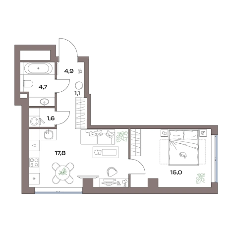 Купить квартиру у метро Сходня в Химках. Вариант № 10763288, 0, площадь - квм, цена 20349864 рублей