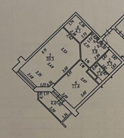 Купить однокомнатную квартиру в Калужской области. Вариант № 9159384, 0, площадь -  квм, цена 6200000 рублей