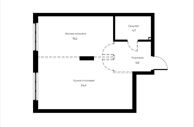 Купить однокомнатную квартиру на улице Богданова в Пензе. Вариант № 1302250, 0, площадь - квм, цена 7365200 рублей