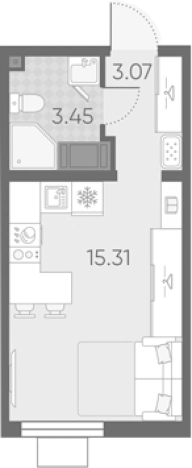 Купить Студию в новостройках в ЖК Морская миля в Санкт-Петербурге. Вариант № 6889863, 0, площадь -  квм, цена 7055761 рублей